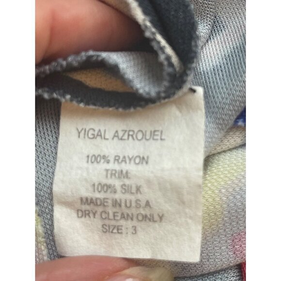 Yigal Azrouel women’s skirt small  high low hem  100% Silk - Picture 5 of 5